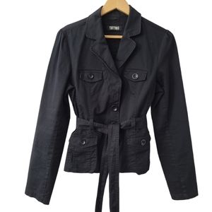 Women's Casual Jacket Size XL Tie Waist